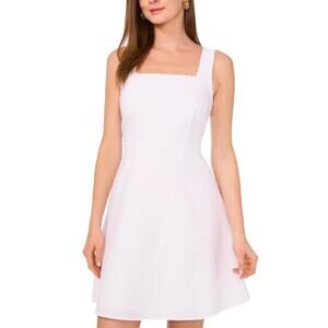 Vince Camuto Women's Square-Neck Linen-Blend Dress